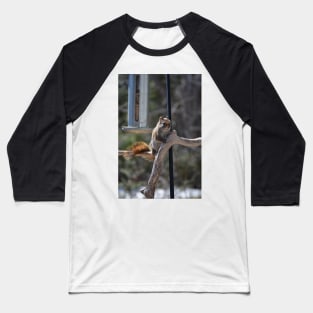 Waiting for Lunch , Squirrel Baseball T-Shirt